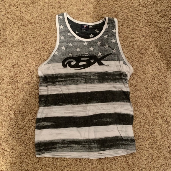 Men’s OBX U.S. Apparel beach tank top - Picture 2 of 4